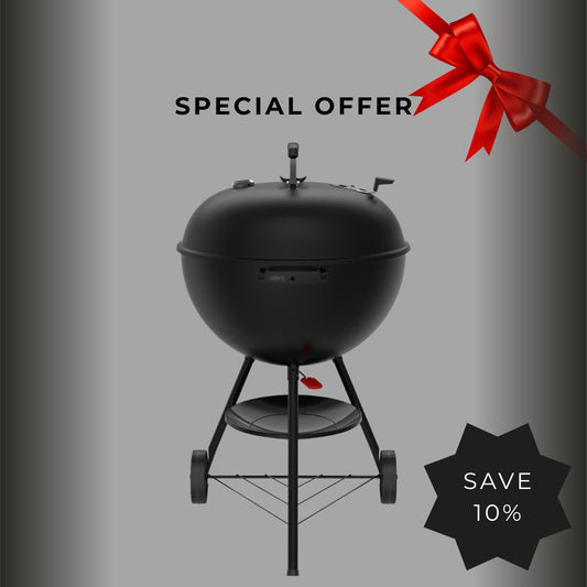 Weber Original Kettle Stealth Charcoal Grill - Gift Set