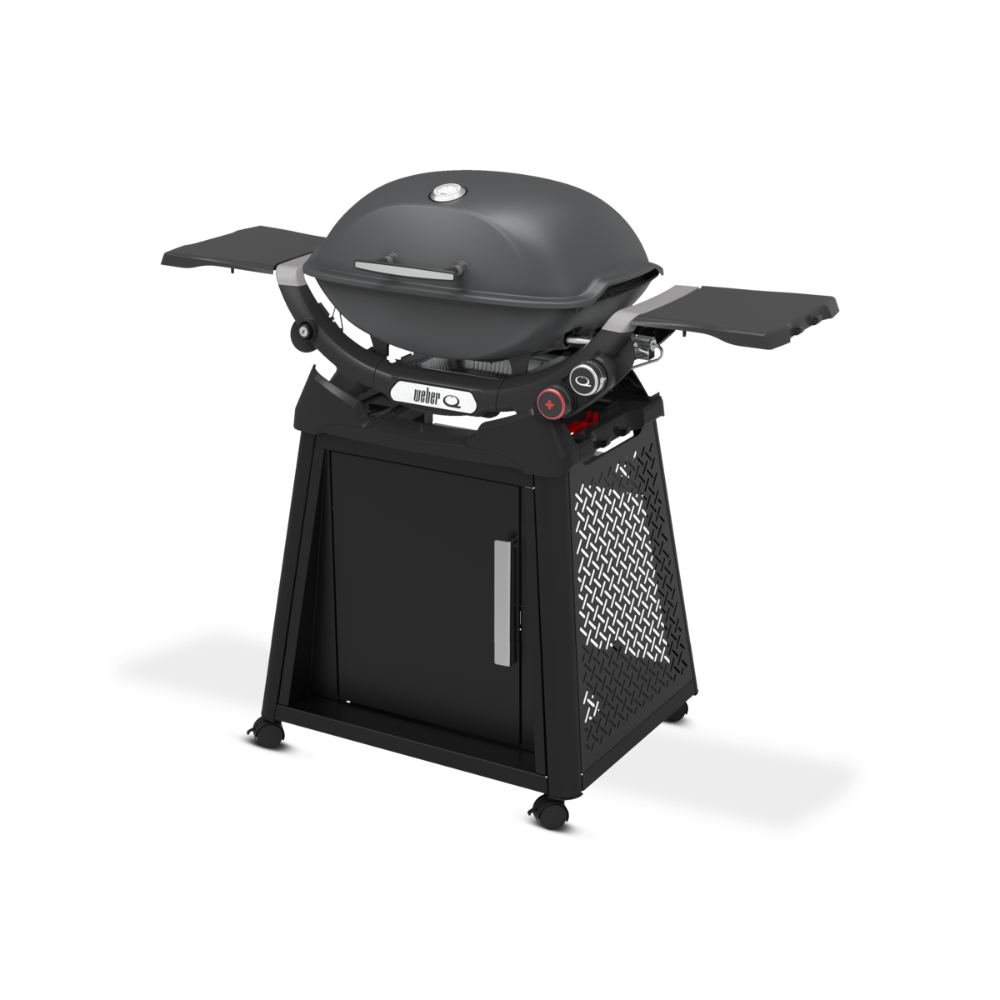 Weber Q 2800N+ Gas Grill Cart Bundle
