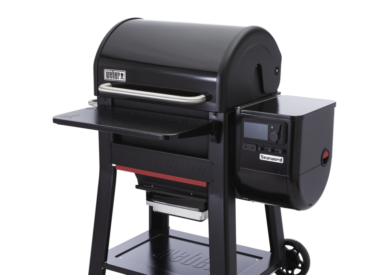 Weber Searwood Pellet Grill Front Table
