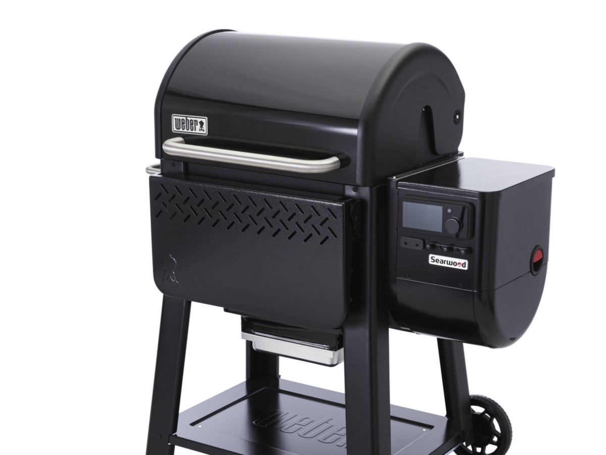 Weber Searwood Pellet Grill Front Table