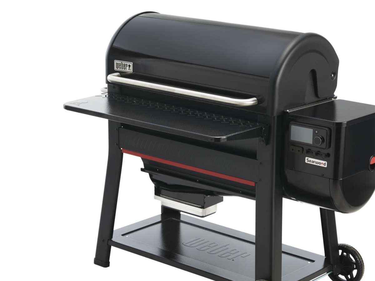 Weber Searwood Pellet Grill Front Table