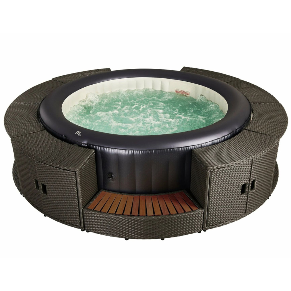 Wicker Cabinet Storage Unit for Round Mspa