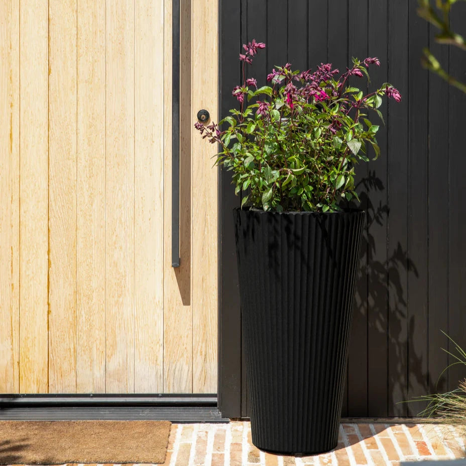 Demi Tall Planter - Black