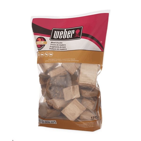 Weber Pecan Chunks - Value Bundle of 6 Bags