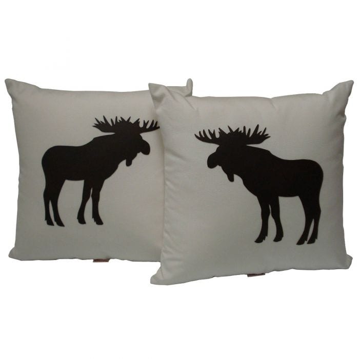 Sunbrella Icon Toss Cushion Pair - Moose