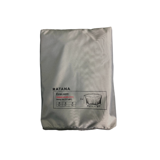 39" x 71" Rectangular Table & Chairs Dining Set Cover