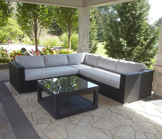 Brooklyn 3pc Sectional - Caviar Black