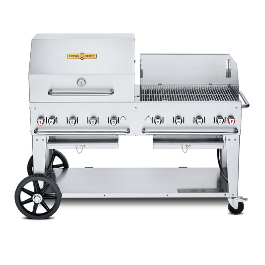 Crown Verity 60" Mobile Grill Dome & Windguard Package