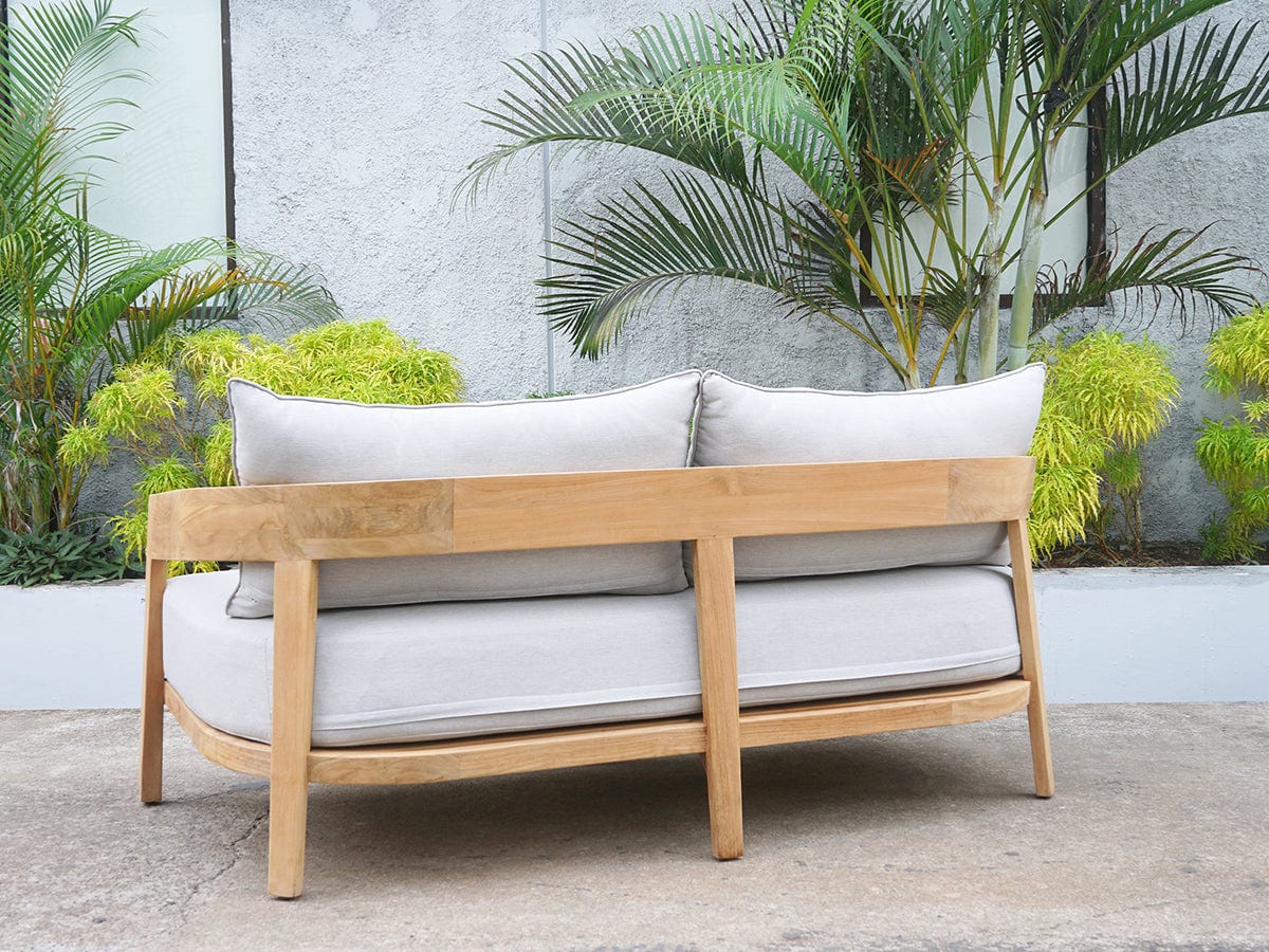 Calvo 3pc Teak Loveseat Club Set