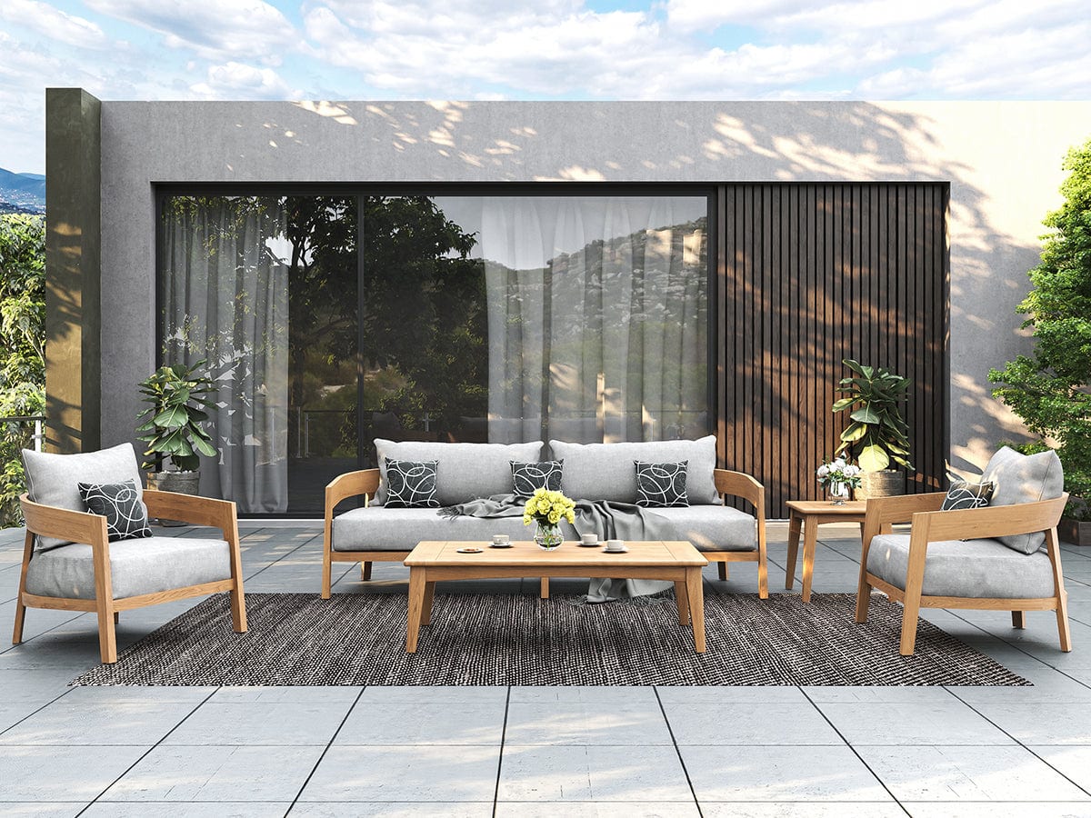 Calvo 3pc Teak Sofa Club Set