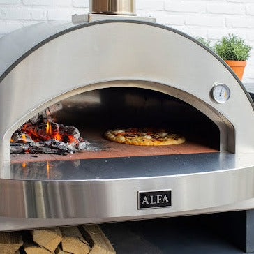 Alfa 4 Pizze Wood-Fired Oven Top - Copper