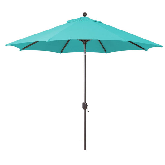 9' Round Deluxe Auto-Tilt Sunbrella Market Umbrella