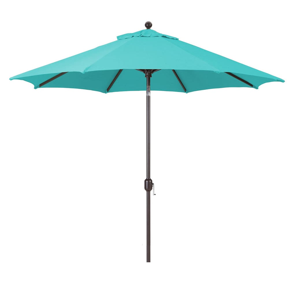 9' Round Deluxe Auto-Tilt Sunbrella Market Umbrella