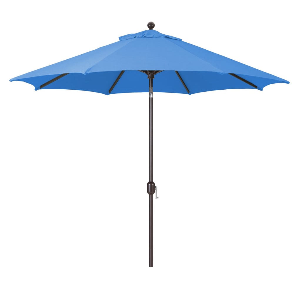 9' Round Deluxe Auto-Tilt Sunbrella Market Umbrella