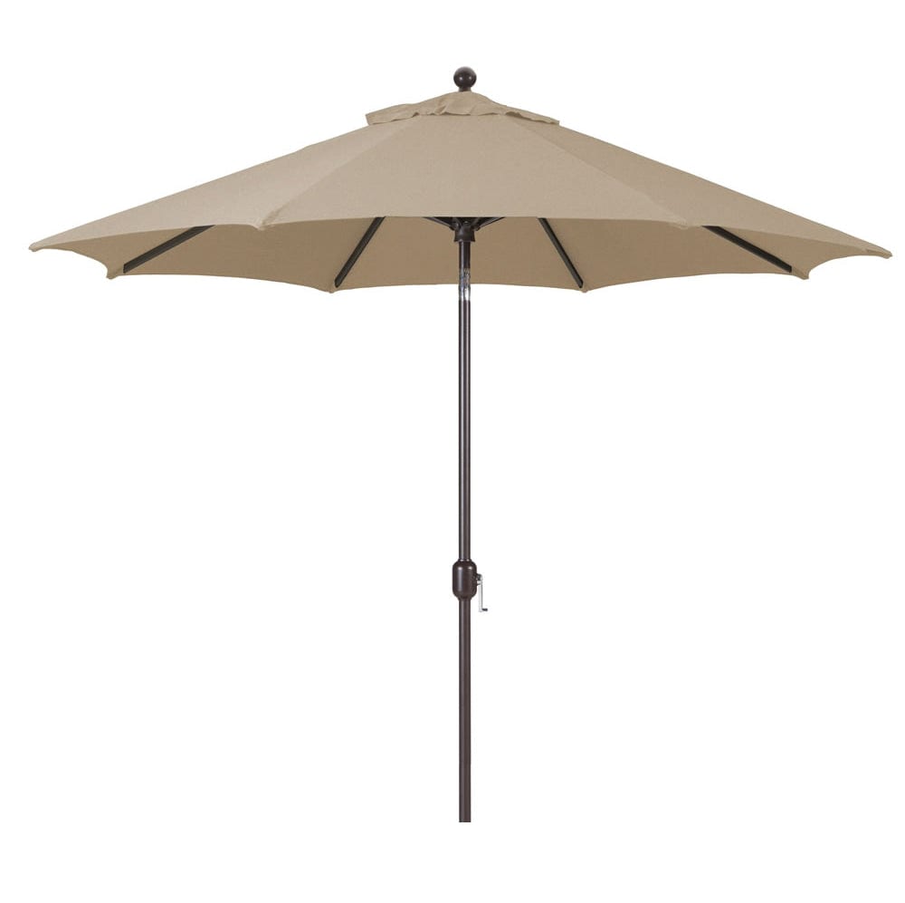 9' Round Deluxe Auto-Tilt Sunbrella Market Umbrella