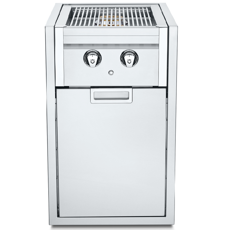 Crown Verity Infinite Series Small Built-In Cabinet with Dual Side Burner & Propane Holder