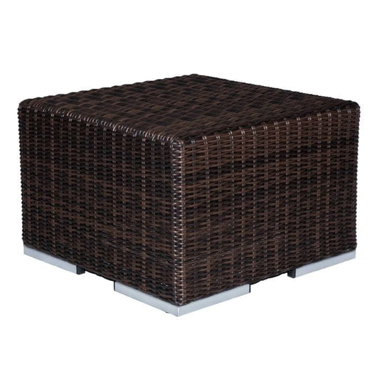 Lotus End Table - Colonial Brown