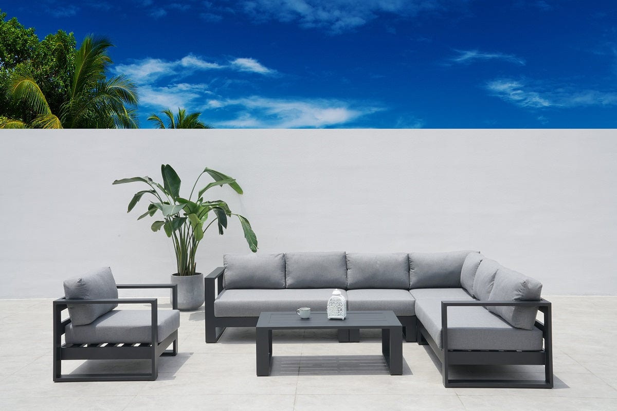 Cabana 4pc Sectional - Grey