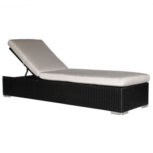 Universal Wicker Chaise - Caviar Black