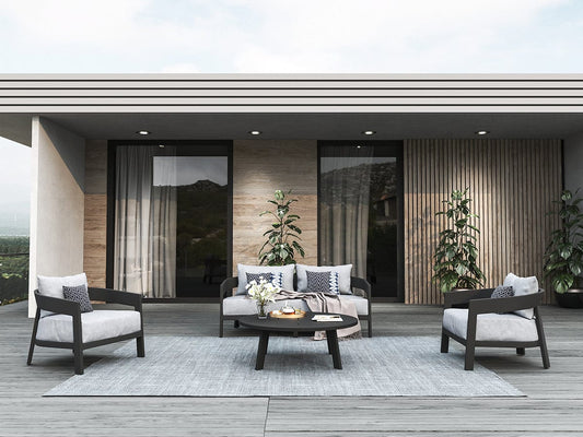 Vento 3pc Loveseat Club Set