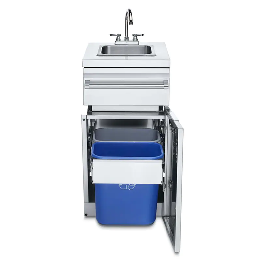 Crown Verity Infinite Series Cabinet Module with Sink & Garbage Holder