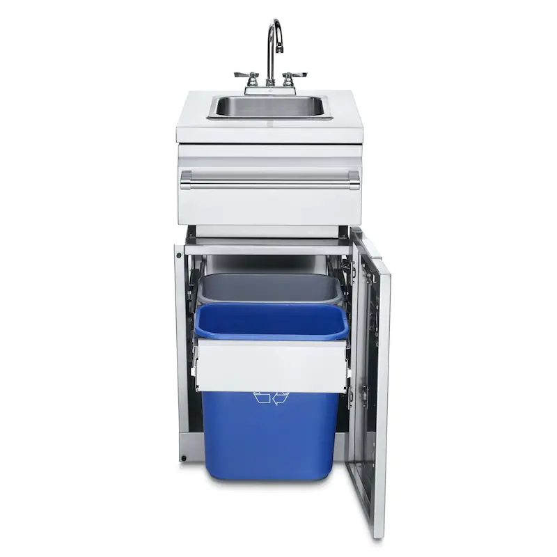 Crown Verity Infinite Series Cabinet Module with Sink & Garbage Holder