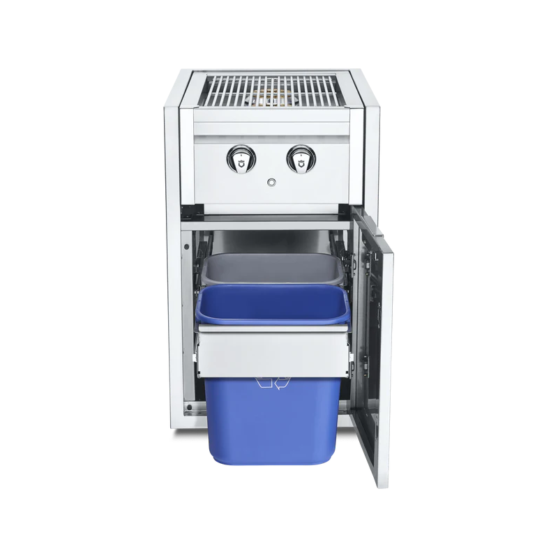 Crown Verity Infinite Series Small Built-In Cabinet Module w/ Dual Side Burner & Garbage Holder