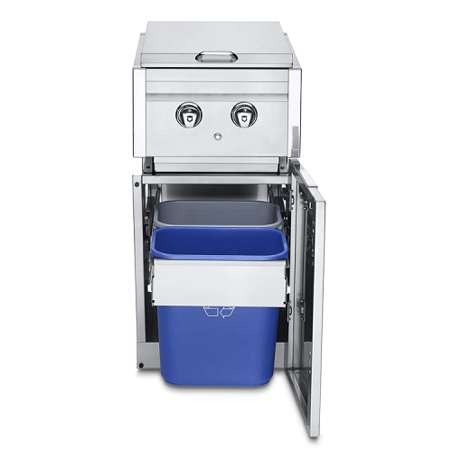 Crown Verity Infinite Series Cabinet Module w/ Dual Side Burner & Garbage Holder