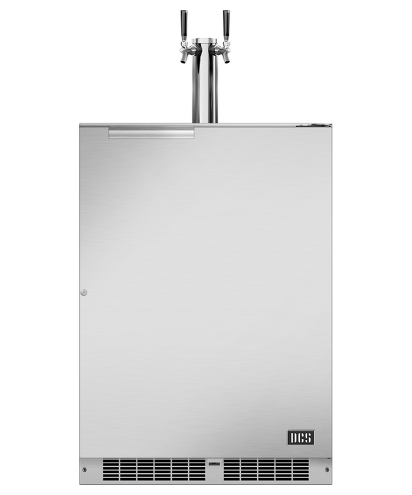 DCS 24" Outdoor Beer Dispenser Fridge with Dual Tap