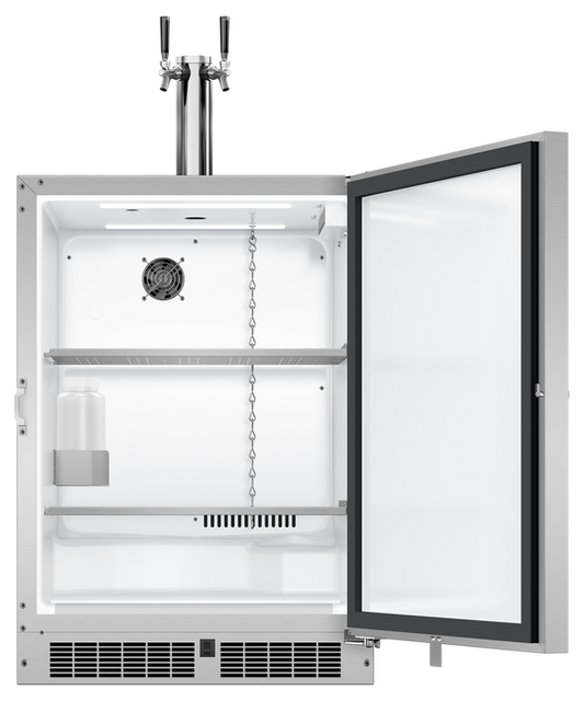 DCS 24" Outdoor Beer Dispenser Fridge with Dual Tap