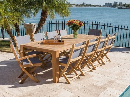Florida 9pc Teak Dining Set