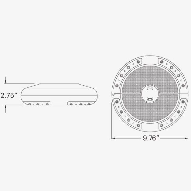 Luna LED Umbrella Light with Bluetooth Speaker