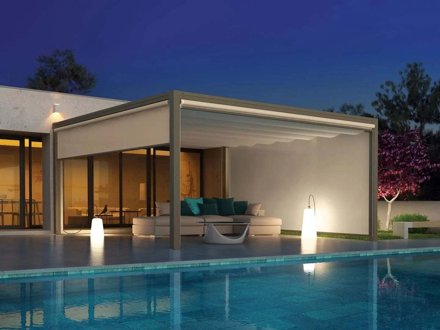 Onda Pergola w/ Retractable Roof