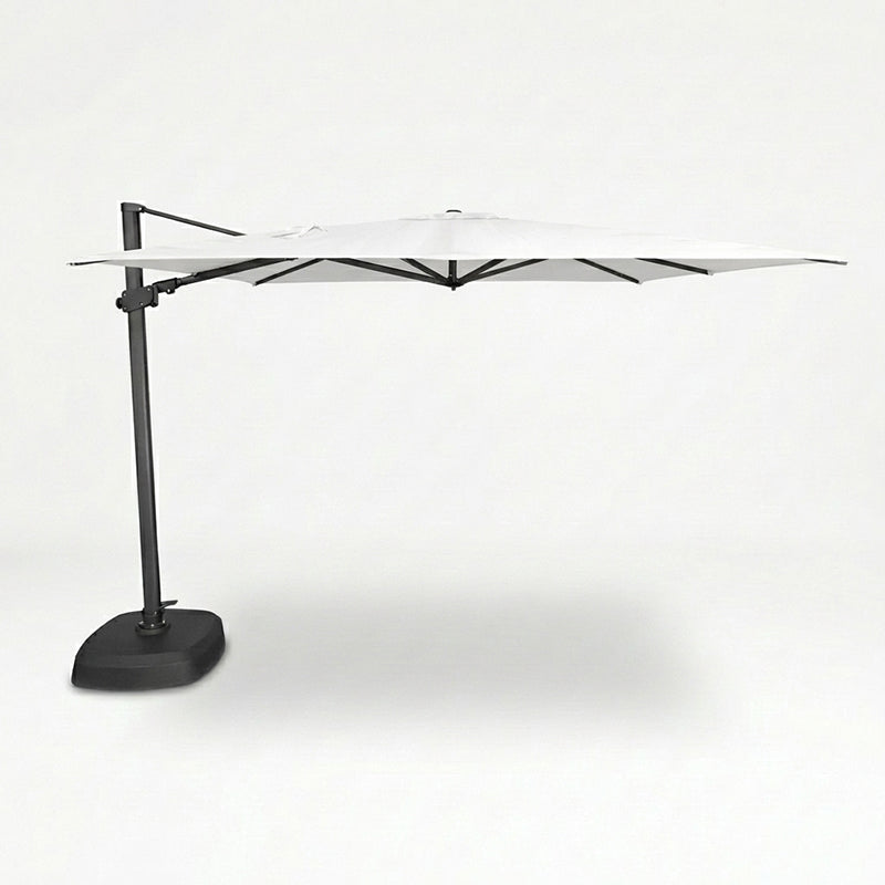 black rectangular patio umbrella canada 10' Sq AG25 TG Sunbrella Parasol