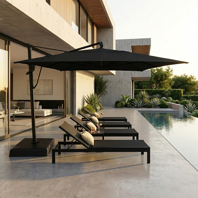 10' x 13' Rect. AKZ Plus TG Sunbrella Parasol