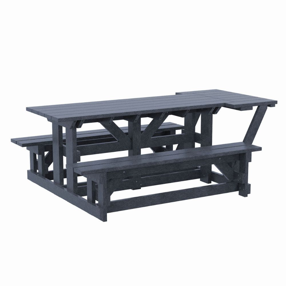 72" Rectangular Adirondack Picnic Table with Wheelchair Access