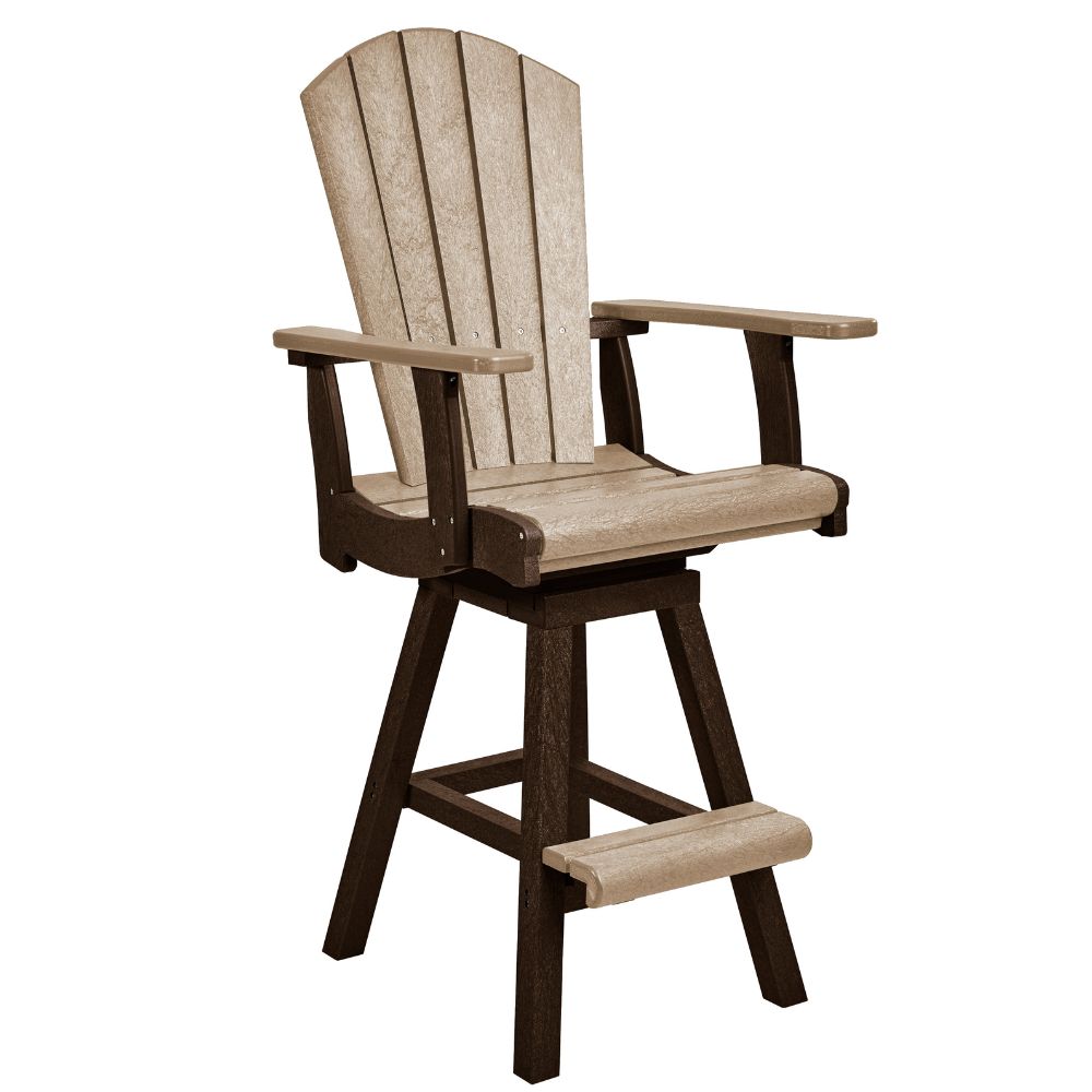 Adirondack Swivel Arm Pub Chair