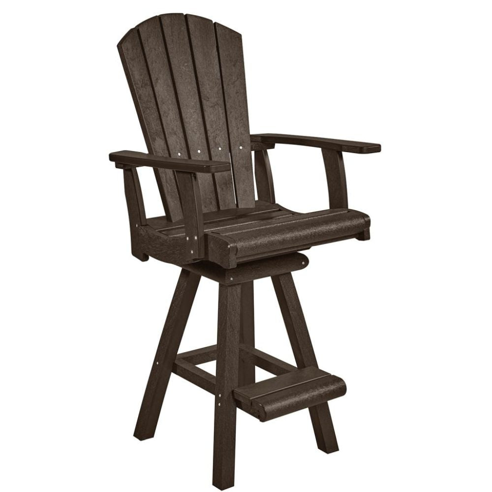 6pc Adirondack Pub Set with Swivel Bar Chairs