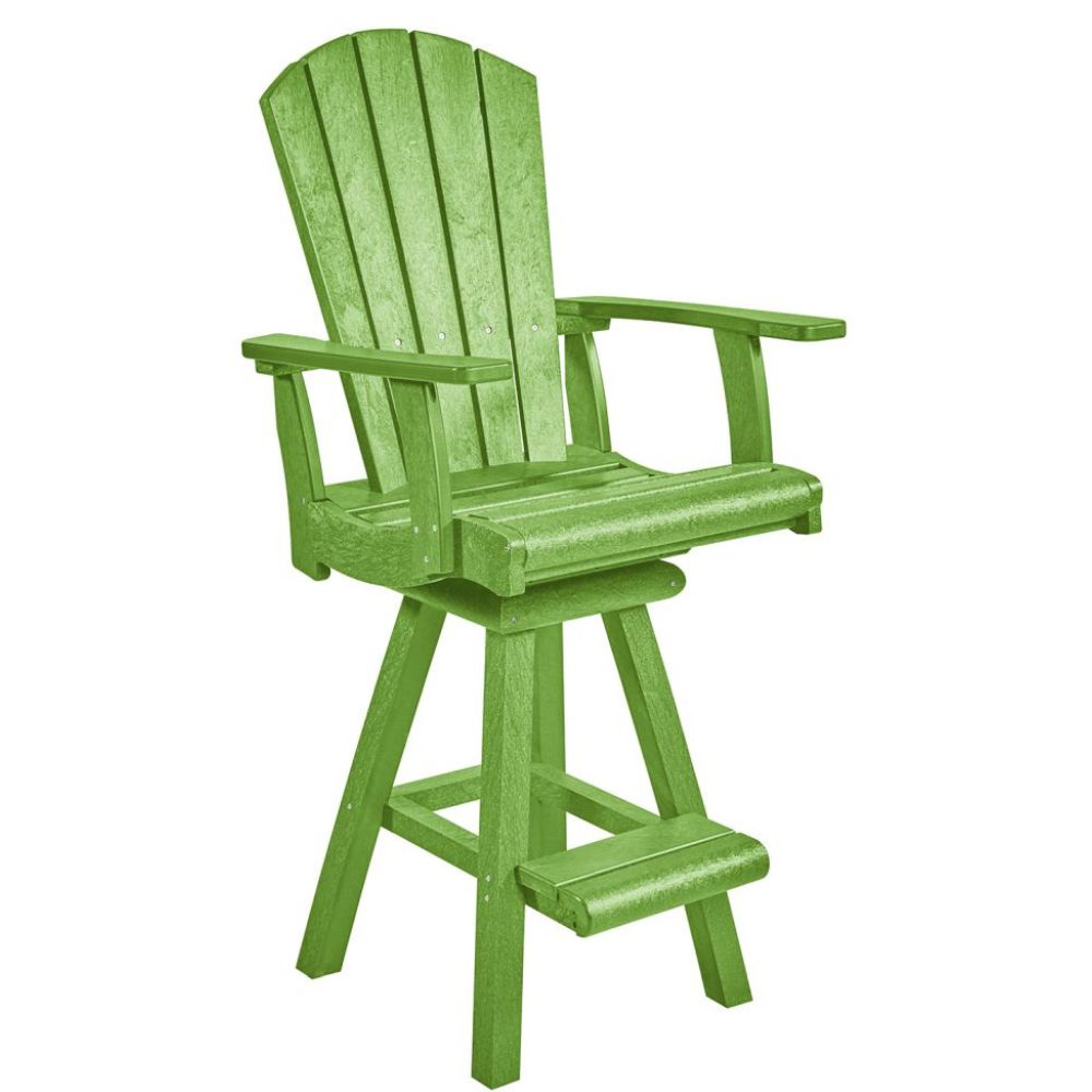 6pc Adirondack Pub Set with Swivel Bar Chairs