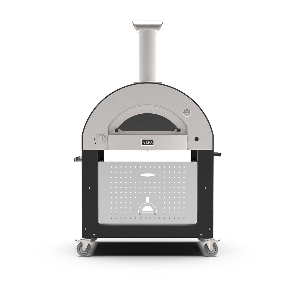 Alfa 4 Pizze Black Pizza Oven Base