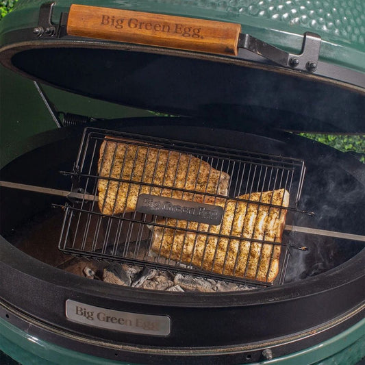 Big Green Egg Rotisserie Flat Basket