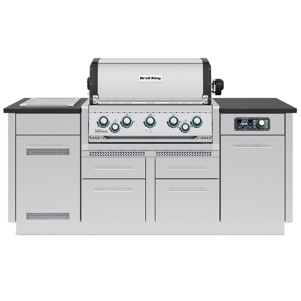 Broil King Imperial QS 590i Gas Grill Built-In Island