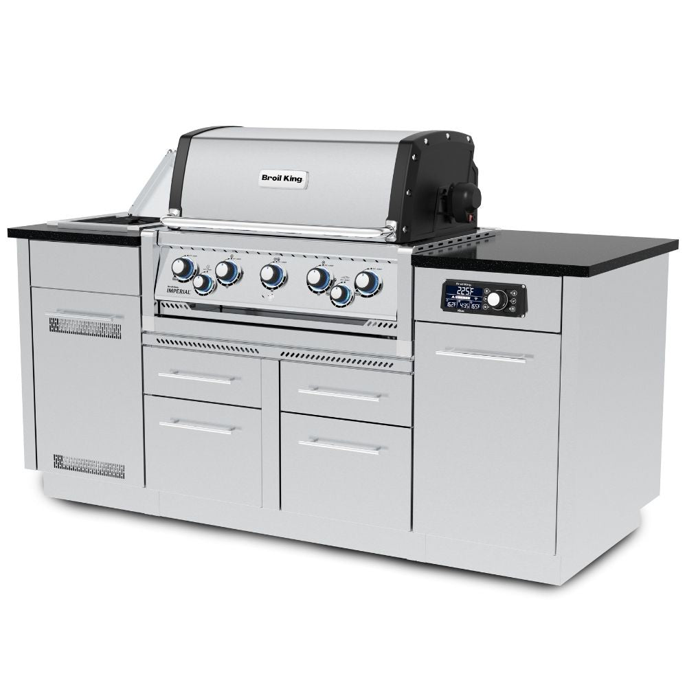 Broil King Imperial QS 590i Gas Grill Built-In Island