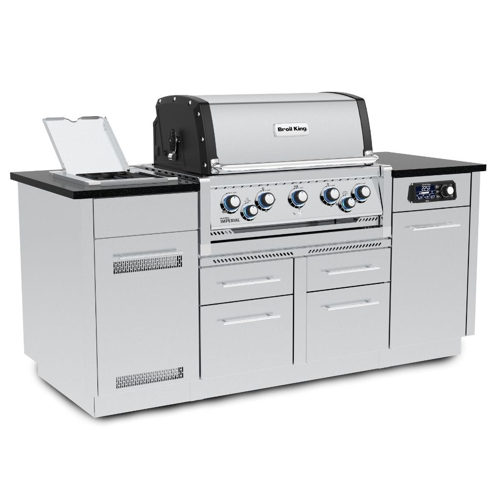 Broil King Imperial QS 590i Gas Grill Built-In Island
