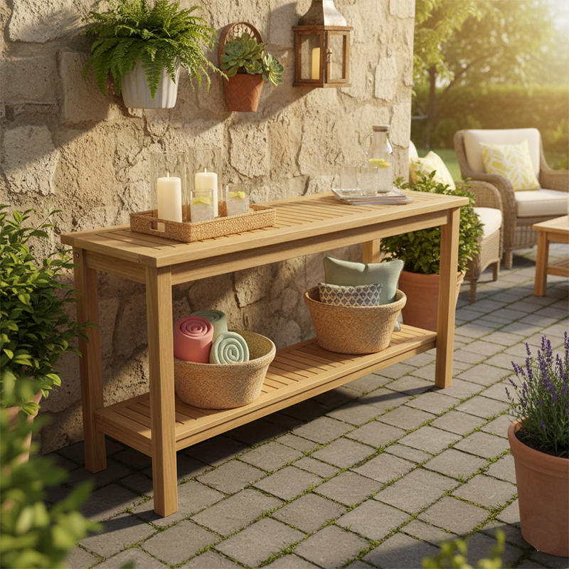 Bali Teak Console Table