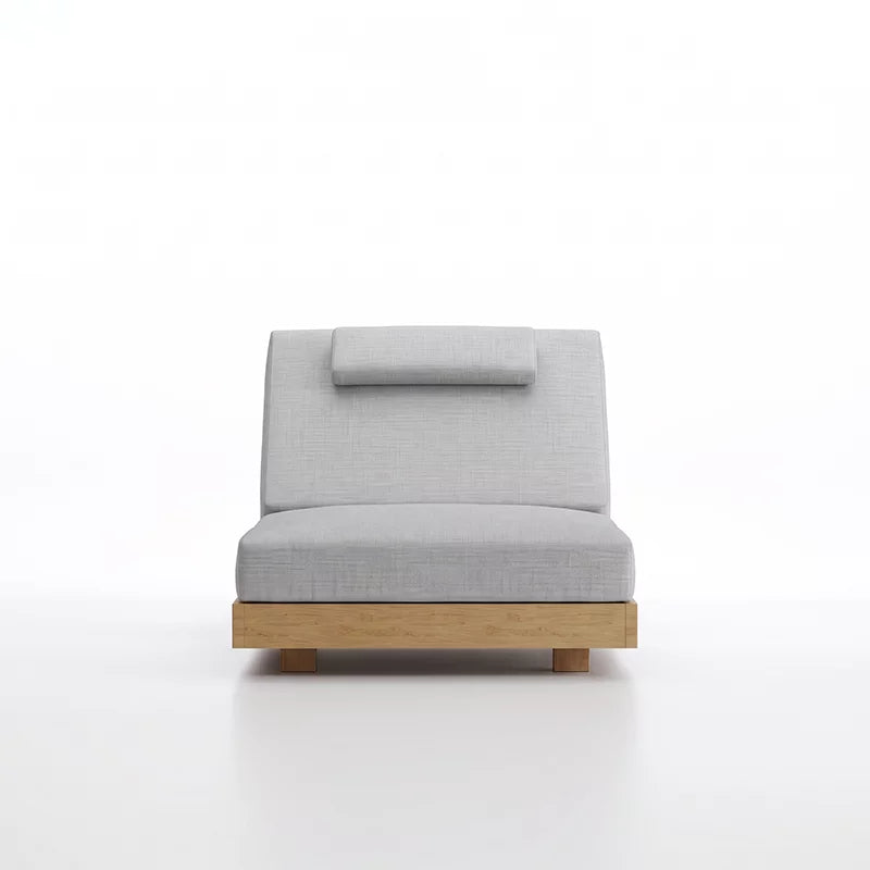 Brie Teak Chaise Lounge