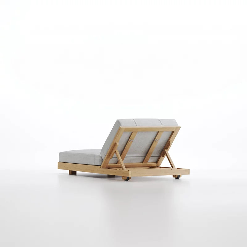 Brie Teak Chaise Lounge