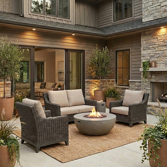 Budapest 3pc Club Set with Loveseat