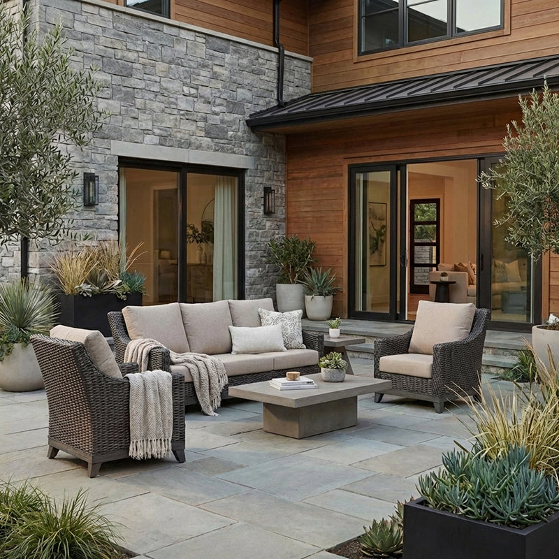 Budapest 3pc Club Set with Sofa