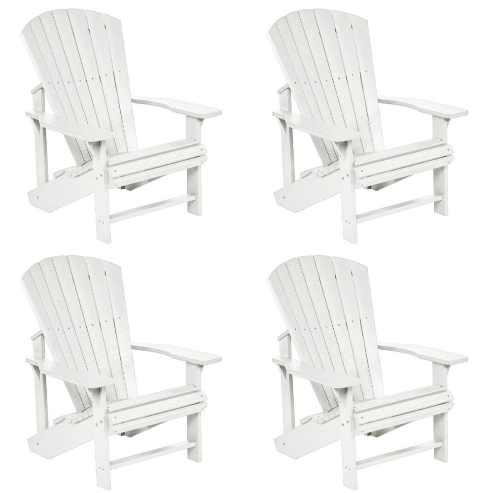 Classic Adirondack Chairs - 4 Pack **VALUE BUNDLE**